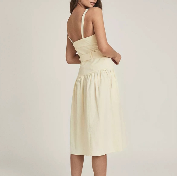 NWT REISS | Vita Button Through Midi Sundress - Picture 10 of 10